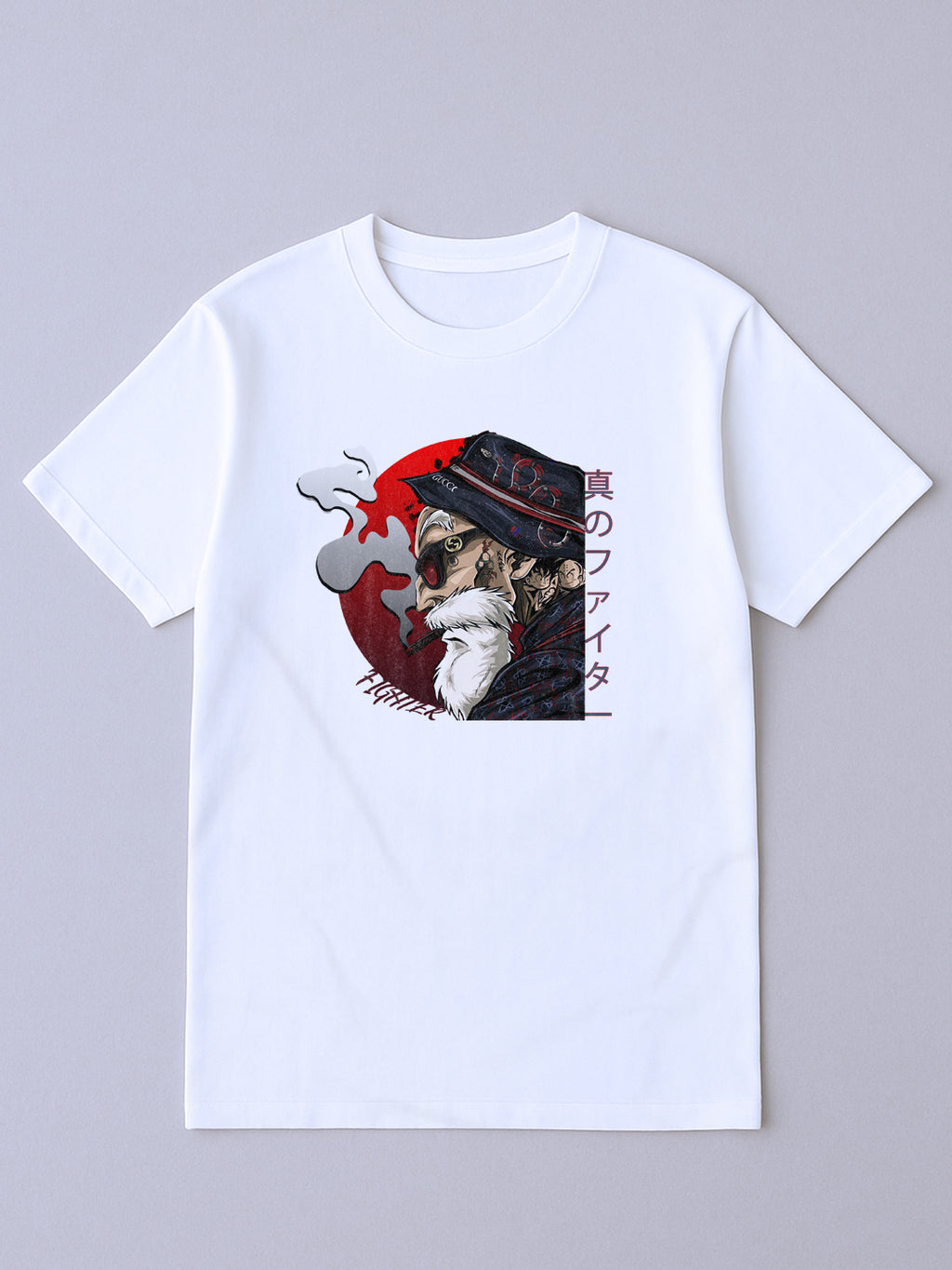T-shirt True Fighter maestro Muten / Roshi 🐉