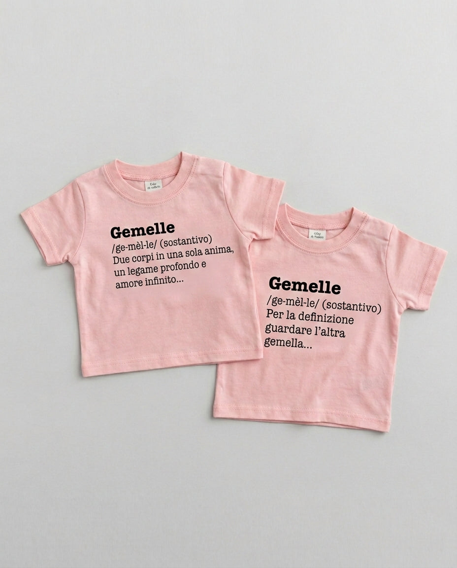 Set T-shirt Gemelle
