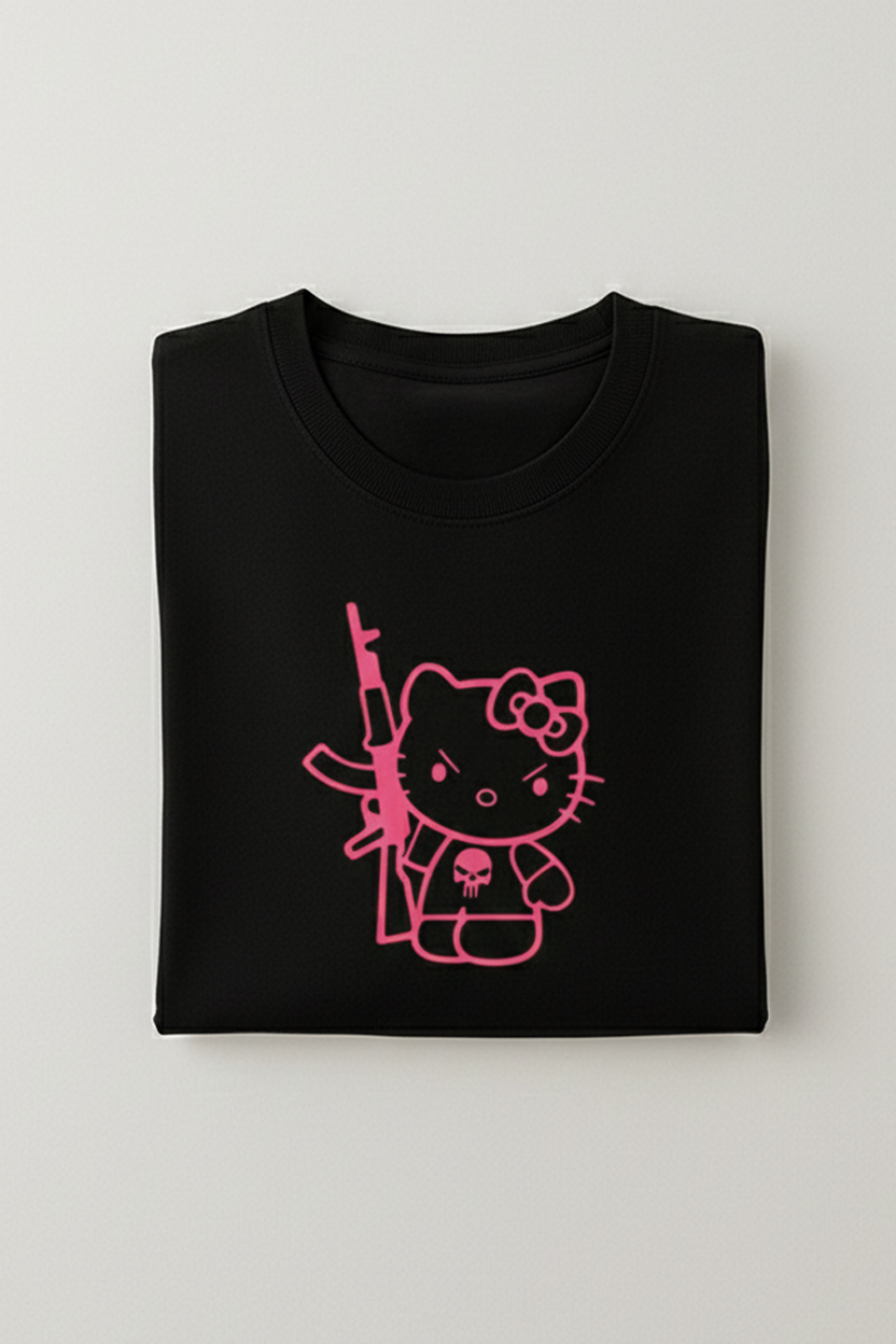 T-shirt Hello Kitty AK 47